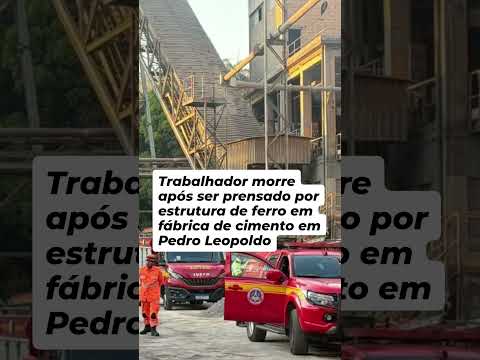 TRAGÉDIA EM PEDRO LEOPOLDO: trabalhador morre em acidente