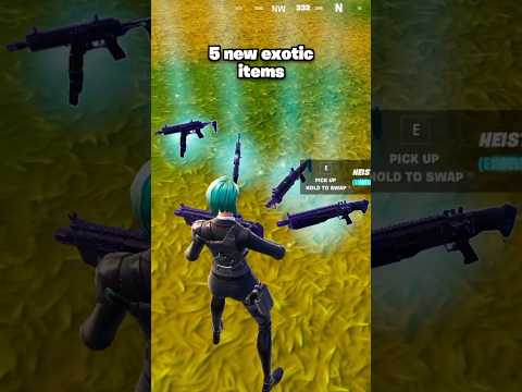 5 NEW Exotic Items in Fortnite!