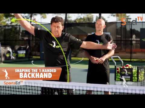 1-Handed Backhand Progression - Improve Your Stroke with Martin Damm | SportsEdTV