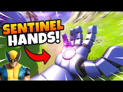 Fortnite Sentinel Hands LOCATION! - Launch off all Sentinel Hands Without Touching the Ground