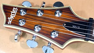 Video thumbnail for This Schecter is STACKED! | Schecter C-1 E/A Classic Zebrawood Review + Demo Schecter C-1 E/A by The Trogly's Guitar Show