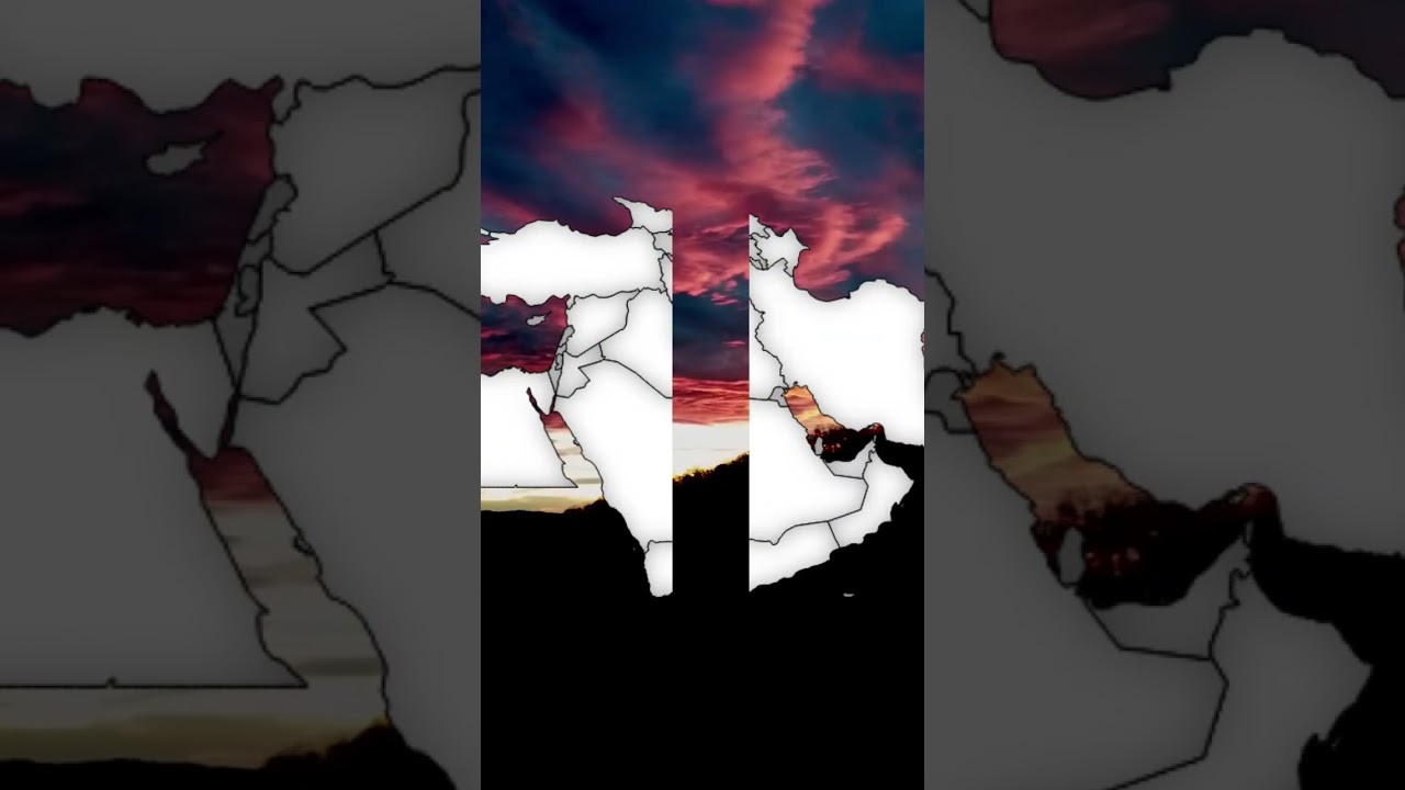 HDI in the Middle East Map