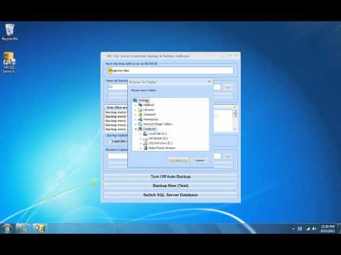 MS SQL Server Automatic Backup & Restore Software