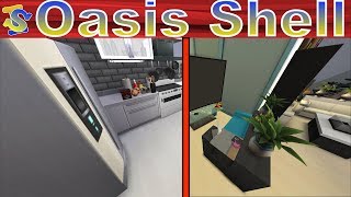 The Sims 4 -  Building Video  | Oasis Shell Collab with Simarchy