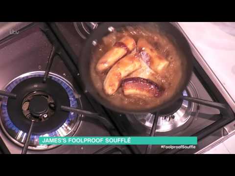 James Martin's Instant Souffle With Toffee Bananas |...