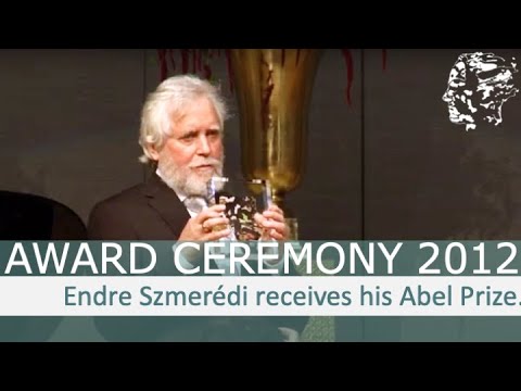 Abel Award Ceremony 2012 - Endre Szemerédi