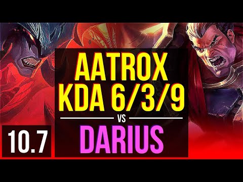 AATROX vs DARIUS (TOP) | 3.1M mastery points, 2 early solo kills, KDA 6/3/9 | EUW Diamond | v10.7