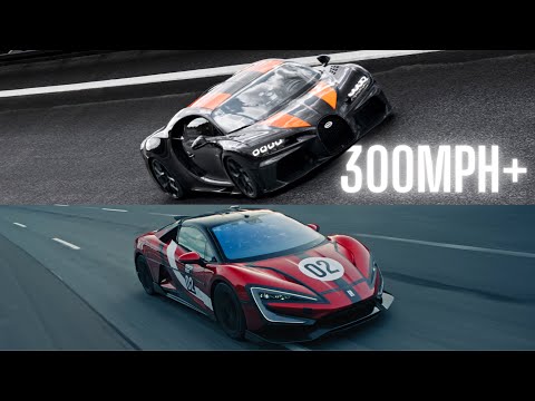 Bugatti Chiron Super Sport VS Yangwang U9 Xtreme | Top speed Comparison | Over 300mph/490km/h