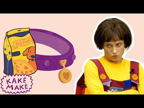 Kakė Makė mokosi dresiruoti Čiučią. Ką pasakė Kakė Makė?