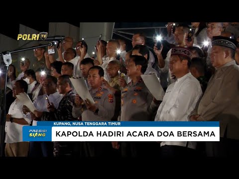 KAPOLDA NTT IKUTI DOA BERSAMA TEGASKAN KOMITMEN JAGA KEDAMAIAN