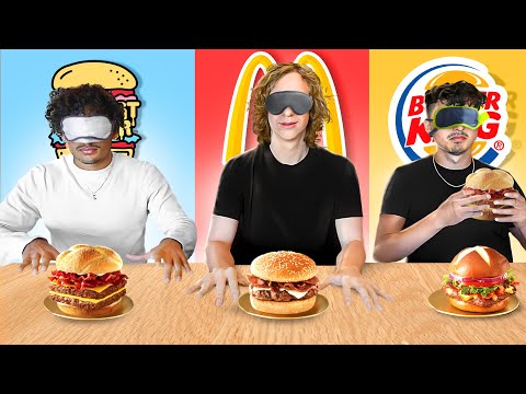 Blind Fast Food Burger Challenge!