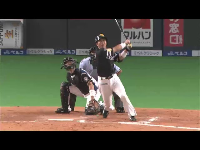 【8回表】ホークス・鶴岡が犠牲フライを放ち同点!! 鷹打線の底力を見せつける!! 2014/8/2 F-H