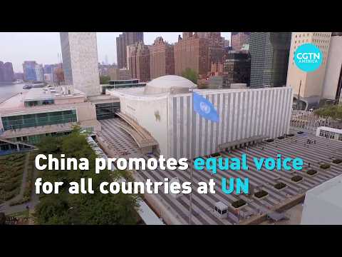 China promotes equal voice for all countries at UN