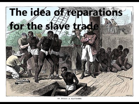 We have already paid more than enough reparations for the transatlantic slave trade…