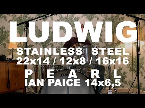 Ludwig Stainless Steel 22x14 / 12x8 / 16x16 *sold*
