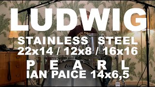 Video thumbnail for Ludwig Stainless Steel 22x14 / 12x8 / 16x16 *sold* by Slagverket
