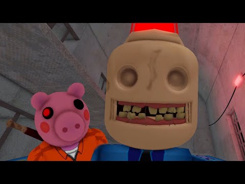 Escape Siren Cop's Prison! (SCARY OBBY) Piggy Vs Siren Cop's HALLOWEEN JUMPSCARES & WALKTHROUGH