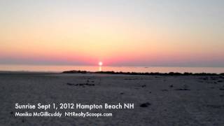 preview picture of video 'Sunrise | Blue Moon | Hampton Beach NH'