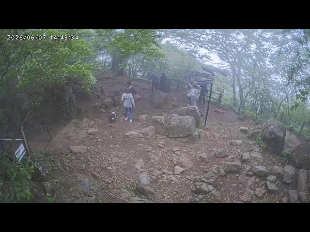筑波山（女体山頂合流地点）