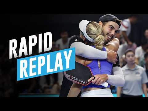 Ben Johns & Anna Leigh Waters CAN'T BE STOPPED | Rapid Replay - Mixed Doubles Final