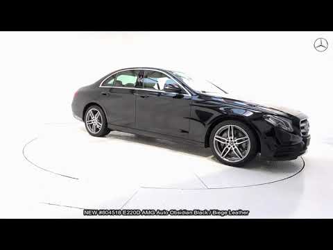 CMG Mercedes-Benz Sligo: NEW #804518 E220D AMG Auto Obsidian Black / Biege Leather