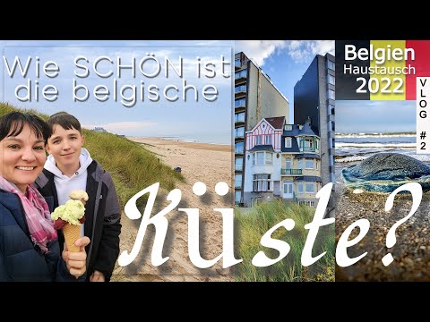 Wie schön ist die belgische Küste ? | Westende | Ostende | Cadzand | Haustausch Belgien 2022 VLOG #2