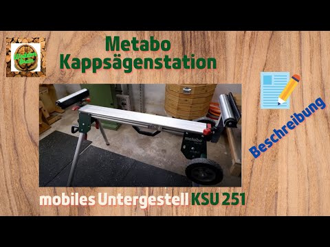 Crosscut saw station Metabo