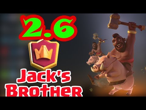 Hog cycle 2.6  Jack's Brother 5800+ gameplays - Clash Royale