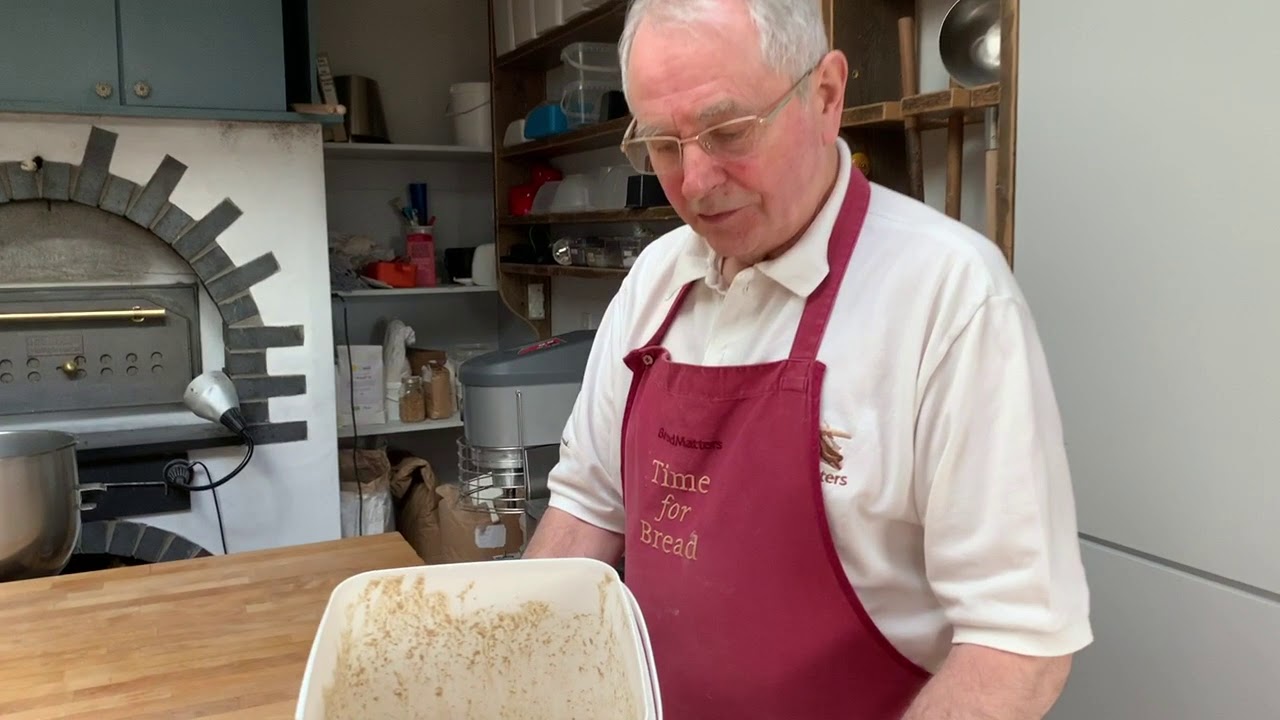 Refreshing a sourdough starter