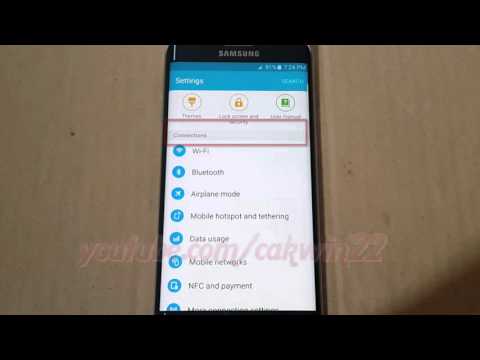Android 5.0 : How to Turn On or Turn Off Mobile Hotspot in Samsung Galaxy S6