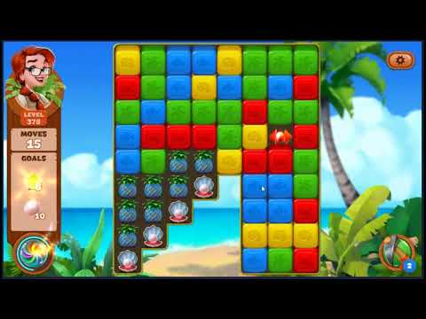 Lost Island Blast Adventure Level 378 - NO BOOSTERS 🏝️ | SKILLGAMING ✔️