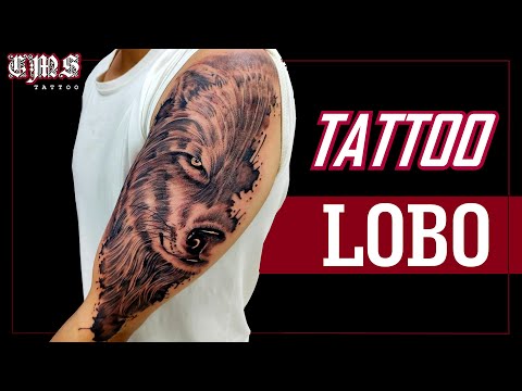 WOLF FENRIR TATTOO ⚜️ TATUAGEM LOBO por Cícero Martins