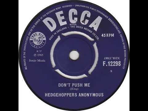 UK New Entry 1966 (8) Hedgehoppers Anonymous - Don't Push Me