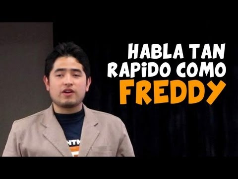 Curso para hablar tan rápido como @freddier de Platzi