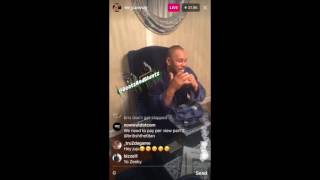Cam&#39;ron Responds To Jim Jones Crying on INSTAGRAM LIVE FULL VIDEO