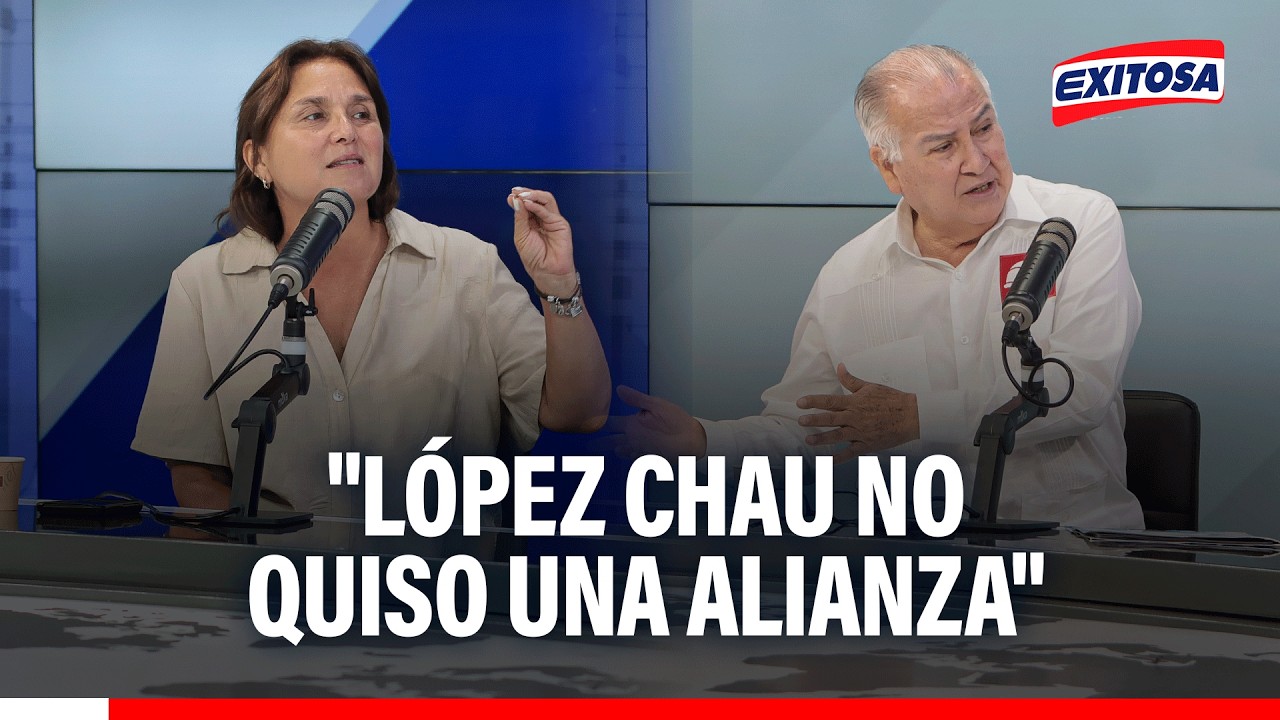 🔴🔵 Marisol Pérez Tello revela que Alfonso López Chau se negó a una alianza electoral: "No quiso"