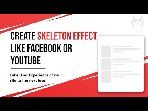 how to create skeleton loading effect like Facebook or Youtube in CSS | Detailed Coding