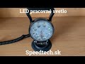 LED svetlo s magnetom - 8x3W LED / 12-24V CL napájanie / ECE R10 (ø115mm) - Video Youtube