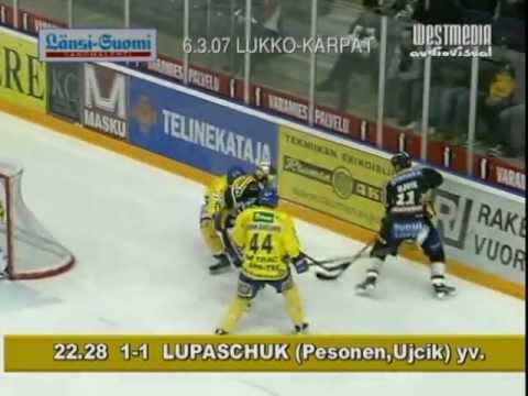 SM-Liigaa 2006-07. 6.3.07.  Lukko-Kärpät.  Westmedia Oy. Rauma.