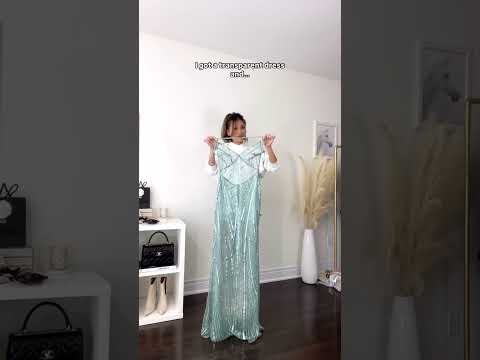 I got a transparent dress and... it absolutely ate #shorts