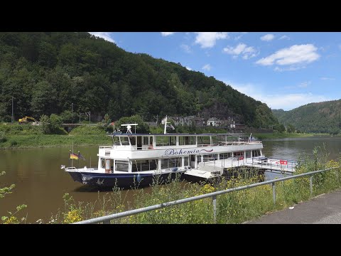 Děčín a Hřensko lodí po Labi, 4.7.2020, 4K