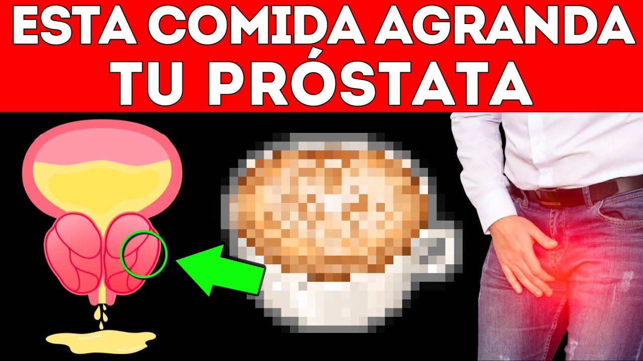 7 ALIMENTOS que AGRANDAN la PRÓSTATA (Hiperplasia Prostática)