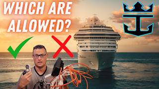 Which plugs or chargers can I take on a Royal Caribbean Cruise?