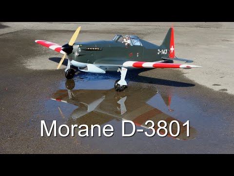 Swiss Warbird RC Morane D-3801 (HB-RCF)
