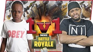 1V1 WITH ANNOYING LITTLE BROTHER TRENT! WHO'S BETTER?! - FortNite Battle Royale Ep.56