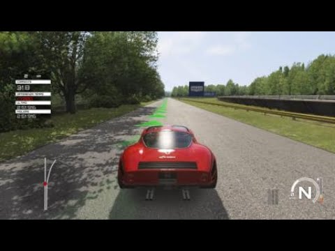 Assetto Corsa Alfa Romeo 33 Stradale at Monza 1966 with Sopraelevate