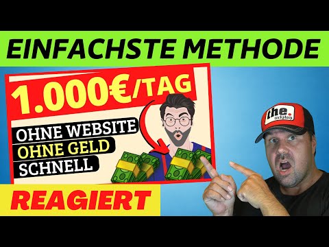 , title : 'DIE EINFACHSTE METHODE für 1.000€ 💰/ SCHNELL Online Geld verdienen für Anfänger - reagiert auf'