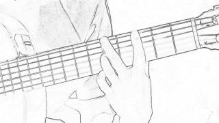 Conversa de poeta (詩人のお話) の線画風