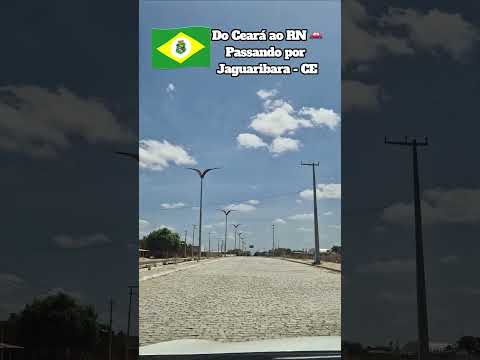 Na estrada 🚗 Passando por Jaguaribara. Seguimos rumo a Natal – RN 🌊🌴#Jaguaribara#Ceara