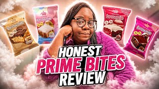 Rating Prime Bites Protein Brownies| #foodreview #proteinbrownie #primebites #mukbang #weightloss 